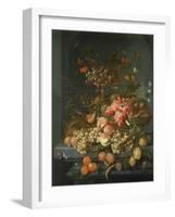 Still Life of Fruit on a Ledge-Coenraet Roepel-Framed Giclee Print