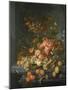 Still Life of Fruit on a Ledge-Coenraet Roepel-Mounted Giclee Print