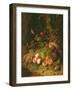 Still Life of Fruit with a Bird's Nest and Insects, 1710-Rachel Ruysch-Framed Premium Giclee Print