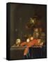 Still Life of Fruit with a Lobster-Johannes Borman-Framed Stretched Canvas