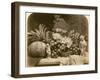 Still Life of Fruit with Mirror and Figurines, 1860-Roger Fenton-Framed Photographic Print