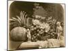 Still Life of Fruit with Mirror and Figurines, 1860-Roger Fenton-Mounted Photographic Print