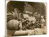 Still Life of Fruit with Mirror and Figurines, 1860-Roger Fenton-Mounted Photographic Print