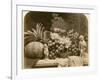 Still Life of Fruit with Mirror and Figurines, 1860-Roger Fenton-Framed Photographic Print