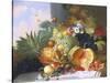 Still Life of Fruit-Charles Stuart-Stretched Canvas