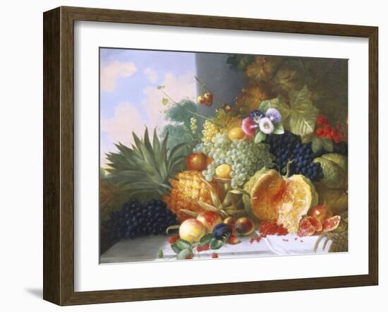 Still Life of Fruit-Charles Stuart-Framed Giclee Print