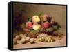 Still Life of Fruit-Leon-charles Huber-Framed Stretched Canvas