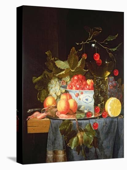 Still Life of Fruit-Pieter De Ring-Stretched Canvas
