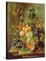 Still Life of Fruit-Johannes Hendrick Fredriks-Stretched Canvas