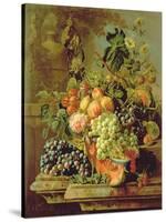 Still Life of Fruit-Johannes Hendrick Fredriks-Stretched Canvas