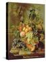 Still Life of Fruit-Johannes Hendrick Fredriks-Stretched Canvas