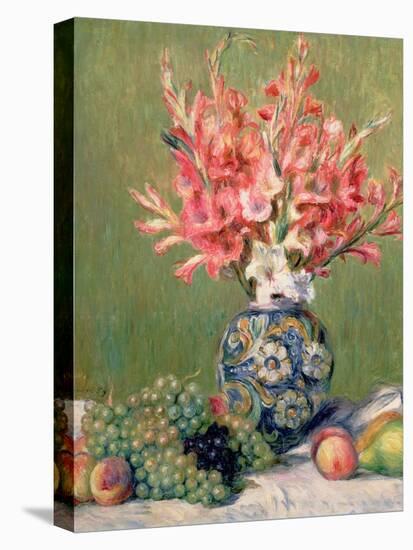 Still Life of Fruits and Flowers, 1889-Pierre-Auguste Renoir-Stretched Canvas