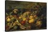 Still Life of Fruits and Vegetables, 1620s-Frans Snyders-Stretched Canvas