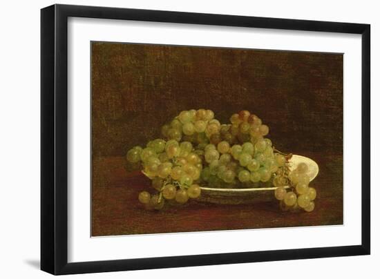 Still Life of Grapes, 1890-Henri Fantin-Latour-Framed Giclee Print