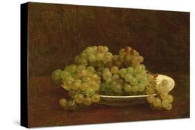 Still Life of Grapes, 1890-Henri Fantin-Latour-Stretched Canvas