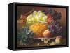 Still Life of Grapes and Pineapples-Eloise Harriet Stannard-Framed Stretched Canvas