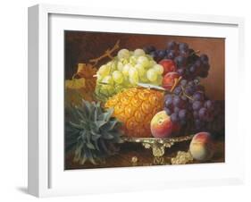Still Life of Grapes and Pineapples-Eloise Harriet Stannard-Framed Giclee Print