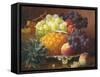 Still Life of Grapes and Pineapples-Eloise Harriet Stannard-Framed Stretched Canvas