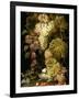 Still Life of Grapes and Vines, 1666-Ottmar the Elder Elliger-Framed Giclee Print