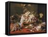 Still Life of Grapes in a Basket-Frans Snyders Or Snijders-Framed Stretched Canvas