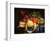 Still Life of Grapes, Oranges and a Peeled Lemon-Jan Pauwel Gillemans I-Framed Giclee Print