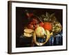 Still Life of Grapes, Oranges and a Peeled Lemon-Jan Pauwel Gillemans I-Framed Giclee Print