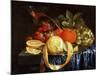 Still Life of Grapes, Oranges and a Peeled Lemon-Jan Pauwel Gillemans I-Mounted Giclee Print