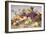 Still Life of Grapes, Pineapple, Figs and Pomegranates-Adolf Senff-Framed Giclee Print