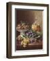 Still Life of Grapes, Plums and Wine-Eugene Claude-Framed Giclee Print