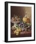 Still Life of Grapes, Plums and Wine-Eugene Claude-Framed Giclee Print