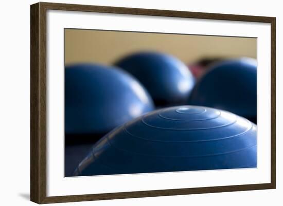 Still Life of Gym Exercise Ball-Matt Freedman-Framed Photographic Print