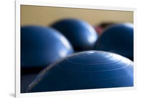 Still Life of Gym Exercise Ball-Matt Freedman-Framed Photographic Print