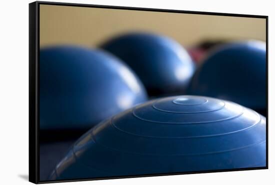 Still Life of Gym Exercise Ball-Matt Freedman-Framed Stretched Canvas