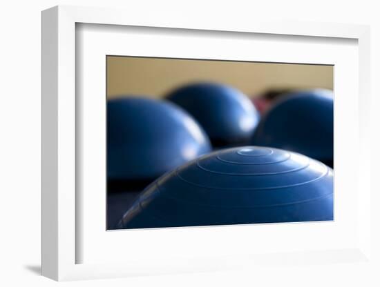 Still Life of Gym Exercise Ball-Matt Freedman-Framed Photographic Print