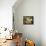 Still Life of Hollyhocks and Nasturtium-Antoine Berjon-Mounted Giclee Print displayed on a wall