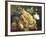 Still Life of Hollyhocks and Nasturtium-Antoine Berjon-Framed Giclee Print