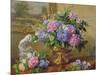 Still Life of Hydrangeas and Lilacs-Albert Williams-Mounted Giclee Print