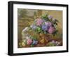 Still Life of Hydrangeas and Lilacs-Albert Williams-Framed Giclee Print