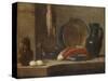 Still Life of Kitchen Utensils, C.1733-34-Jean-Baptiste Simeon Chardin-Stretched Canvas