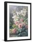 Still Life of Lilies and Roses-Mary Margetts-Framed Premium Giclee Print