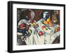 Still Life of Oranges and Apples-Samuel John Peploe-Framed Giclee Print