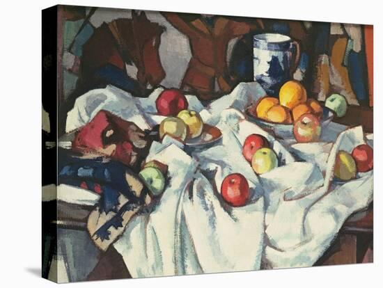 Still Life of Oranges and Apples-Samuel John Peploe-Stretched Canvas