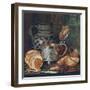 Still Life of Oranges with a Jug and Silver Tankard-Heinrich Andreas Sophus Petersen-Framed Giclee Print