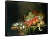 Still Life of Oysters and Lobsters-Reynier van Gherwen-Framed Stretched Canvas
