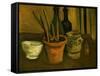 Still Life of Paintbrushes in a Flowerpot, 1884-85-Vincent van Gogh-Framed Stretched Canvas