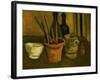 Still Life of Paintbrushes in a Flowerpot, 1884-85-Vincent van Gogh-Framed Giclee Print