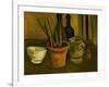 Still Life of Paintbrushes in a Flowerpot, 1884-85-Vincent van Gogh-Framed Giclee Print