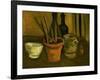 Still Life of Paintbrushes in a Flowerpot, 1884-85-Vincent van Gogh-Framed Giclee Print