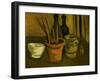 Still Life of Paintbrushes in a Flowerpot, 1884-85-Vincent van Gogh-Framed Giclee Print