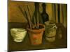 Still Life of Paintbrushes in a Flowerpot, 1884-85-Vincent van Gogh-Mounted Giclee Print